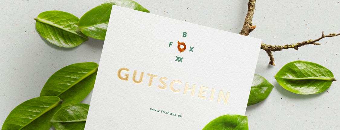FOXBOXX GUTSCHEIN - FOXBOXX.eu