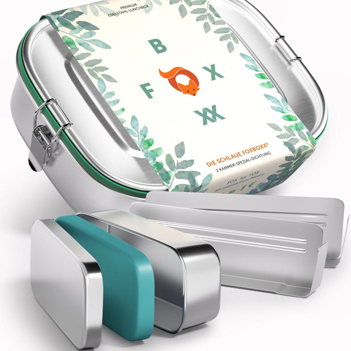 FOXBOXX Large 1200 ml - ÖKO Lunchbox SPECIAL