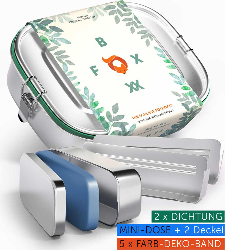 FOXBOXX Large 1200ml - ÖKO Lunchbox SPECIAL