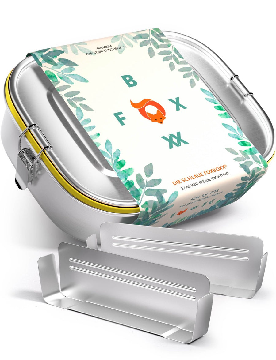 FOBOXXX Large 1200 ml - ECO lunch box SPECIAL Simple Bundle