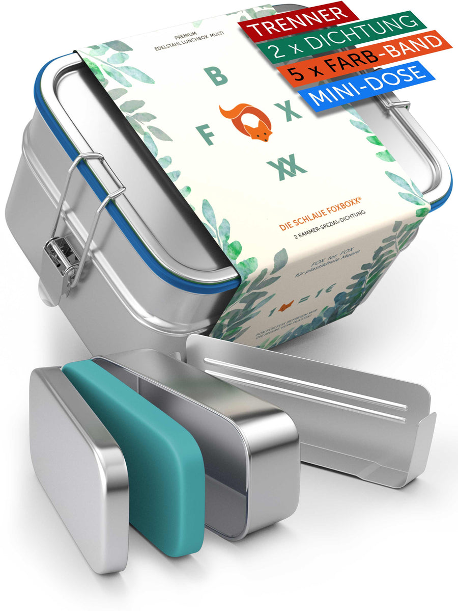 FOXBOXX MULTI 1550ml - ÖKO Doppel Lunchbox