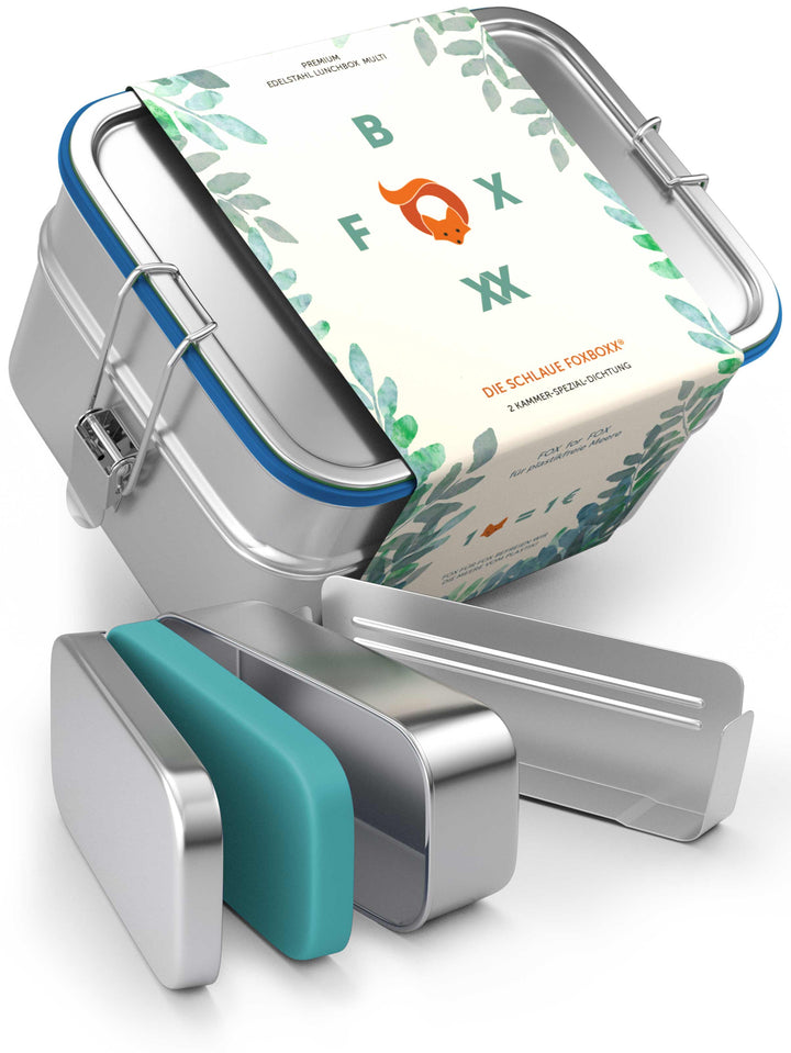FOXBOXX MULTI 1550ml - ÖKO Doppel Lunchbox