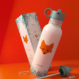 FOX Kinderflasche isoliert + Bürste