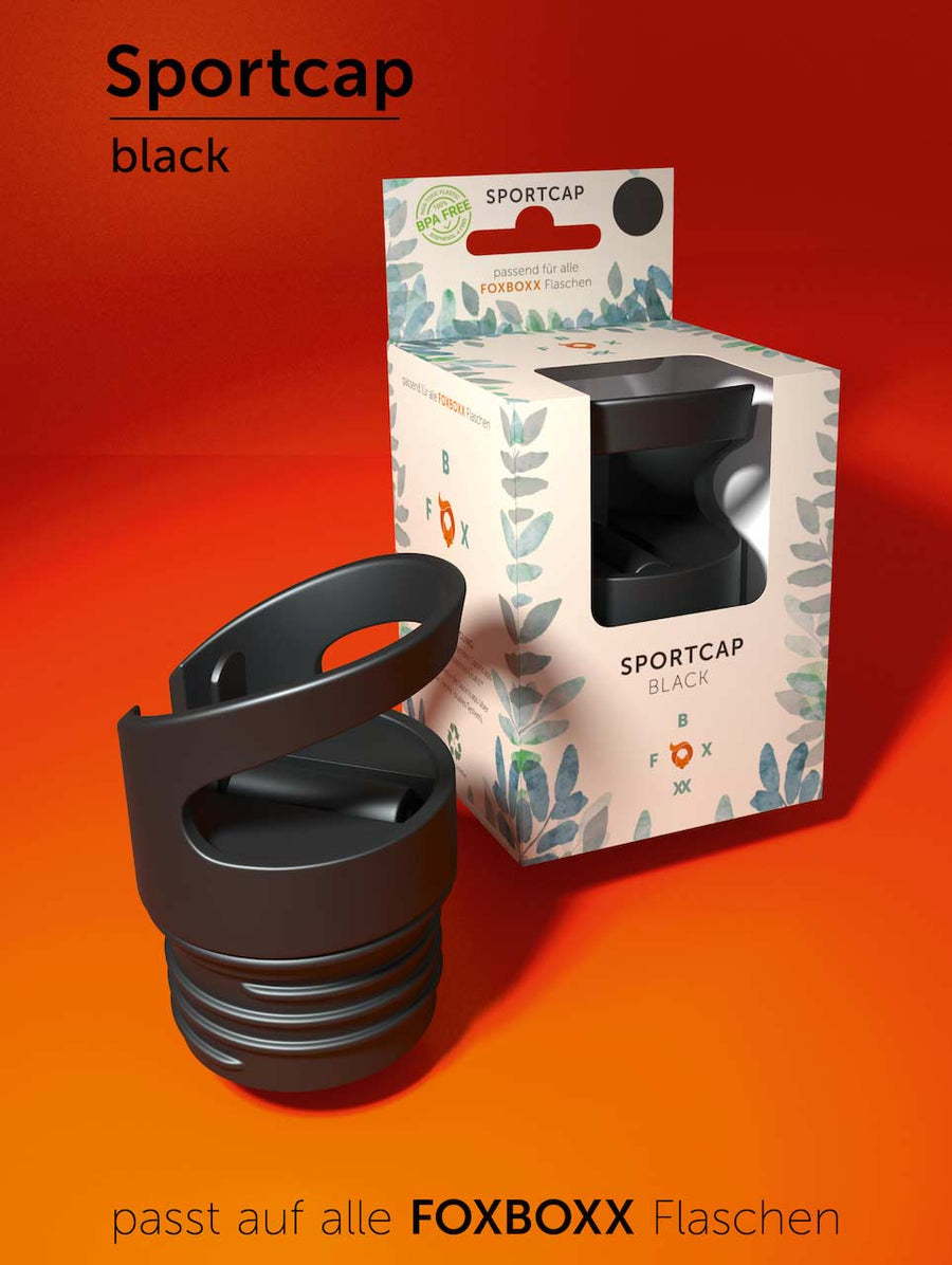FOX Kinderflasche isoliert 500ml + 2. Sportcap PRESALE