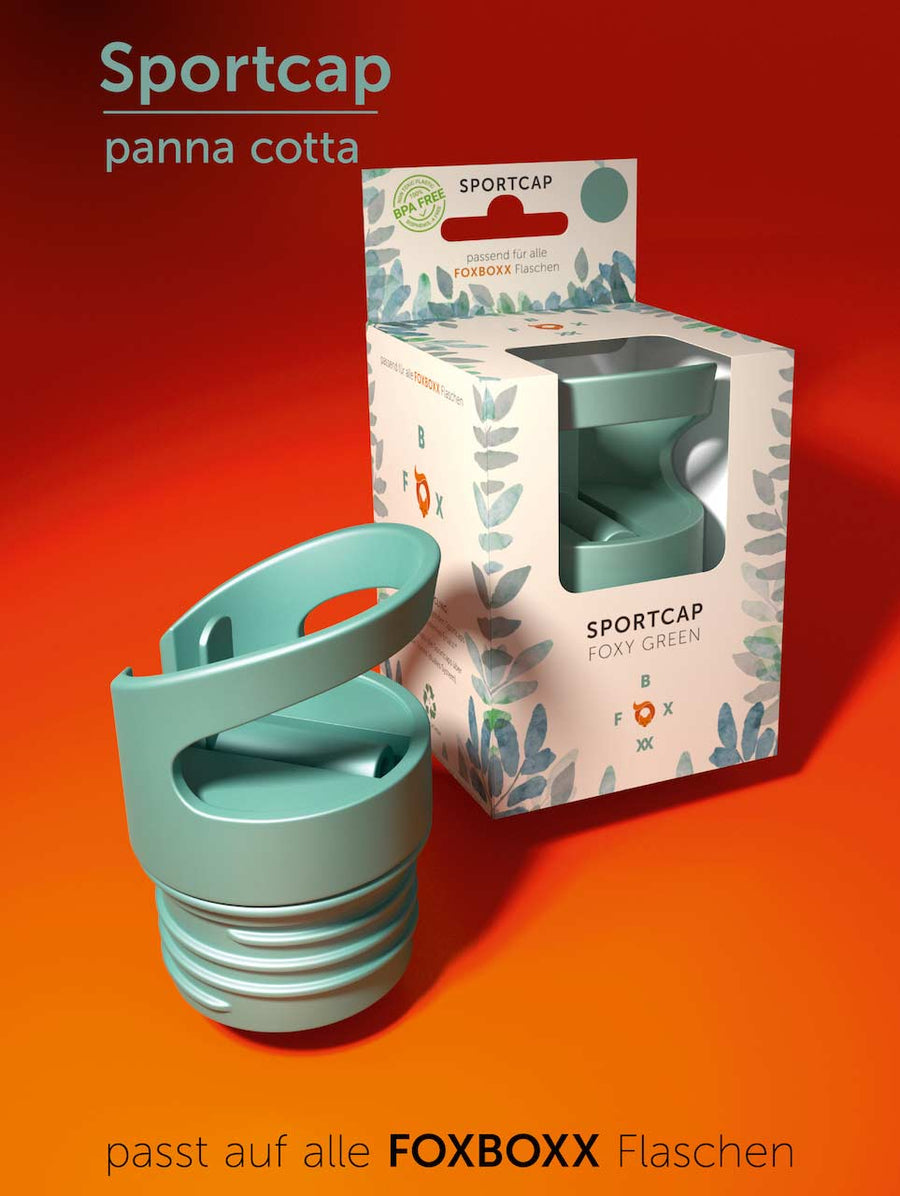 FOX Kinderflasche isoliert 500ml + 2. Sportcap PRESALE
