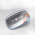 FOXBOXX - 2 x Dichtung , 5 x Farb-Band  /  MINI 800ml - FOXBOXX.eu - weihnachten - geschenk - kinder - Brotdose Edelstahl - dicht - trenner - auslaufsicher - edelstahl brotdose  - lunchbox edelstahl - brotdose edelstahl kinder - brotzeitdose edelstahl