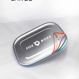 FOXBOXX - 2 x Dichtung , 5 x Farb-Band  /  Large 1200ml - FOXBOXX.eu - weihnachten - geschenk - kinder - Brotdose Edelstahl - dicht - trenner - auslaufsicher - edelstahl brotdose  - lunchbox edelstahl - brotdose edelstahl kinder - brotzeitdose edelstahl