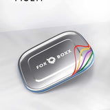 FOXBOXX - 2 x Dichtung , 5 x Farb-Band  /  MULTI 1550ml - FOXBOXX.eu - weihnachten - geschenk - kinder - Brotdose Edelstahl - dicht - trenner - auslaufsicher - edelstahl brotdose  - lunchbox edelstahl - brotdose edelstahl kinder - brotzeitdose edelstahl