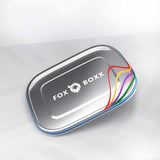 FOXBOXX - 2 x Dichtung , 5 x Farb-Band  /  XL 1400ml - FOXBOXX.eu - weihnachten - geschenk - kinder - Brotdose Edelstahl - dicht - trenner - auslaufsicher - edelstahl brotdose  - lunchbox edelstahl - brotdose edelstahl kinder - brotzeitdose edelstahl