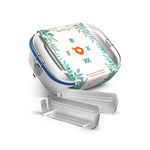 FOXBOXX - 4 x Clips , 2 x Dichtung  /  Large 1200ml - FOXBOXX.eu - weihnachten - geschenk - kinder - Brotdose Edelstahl - dicht - trenner - auslaufsicher - edelstahl brotdose  - lunchbox edelstahl - brotdose edelstahl kinder - brotzeitdose edelstahl
