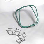 FOXBOXX - 4 x Clips , 2 x Dichtung  /  MINI 800ml - FOXBOXX.eu - weihnachten - geschenk - kinder - Brotdose Edelstahl - dicht - trenner - auslaufsicher - edelstahl brotdose  - lunchbox edelstahl - brotdose edelstahl kinder - brotzeitdose edelstahl