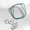 FOXBOXX - 4 x Clips , 2 x Dichtung  /  MINI 800ml - FOXBOXX.eu - weihnachten - geschenk - kinder - Brotdose Edelstahl - dicht - trenner - auslaufsicher - edelstahl brotdose  - lunchbox edelstahl - brotdose edelstahl kinder - brotzeitdose edelstahl