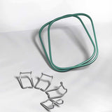 FOXBOXX - 4 x Clips , 2 x Dichtung  /  MINI 800ml - FOXBOXX.eu - weihnachten - geschenk - kinder - Brotdose Edelstahl - dicht - trenner - auslaufsicher - edelstahl brotdose  - lunchbox edelstahl - brotdose edelstahl kinder - brotzeitdose edelstahl