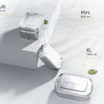 FOXBOXX MULTI 1550ml - ÖKO Doppel Lunchbox NEU! - FOXBOXX.eu - weihnachten - geschenk - kinder - Brotdose Edelstahl - dicht - trenner - auslaufsicher - edelstahl brotdose  - lunchbox edelstahl - brotdose edelstahl kinder - brotzeitdose edelstahl